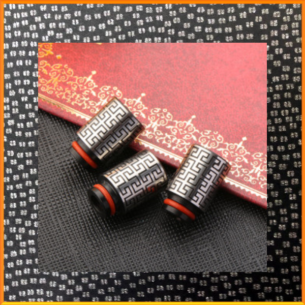 Chinese Pattern drip tip (Stainless Steel)