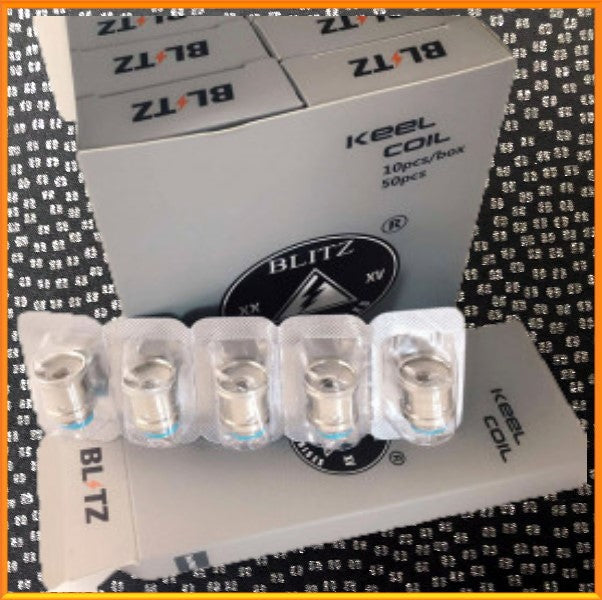 Blitz Keel Ta316 Stainless Steel Coil Heads - 0.25 Ohm (5 PCS)
