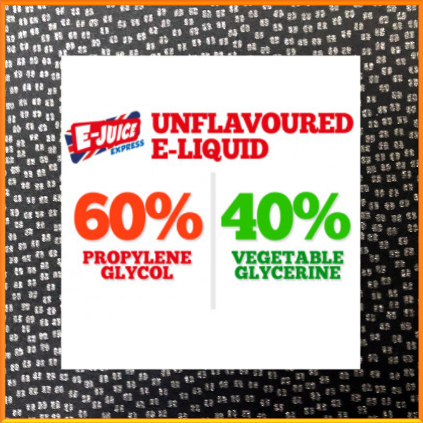 Unflavoured e-liquid 60-40 PG-VG