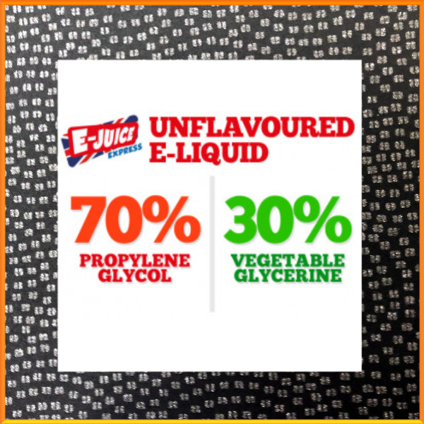 Unflavoured e-liquid 70-30 PG-VG