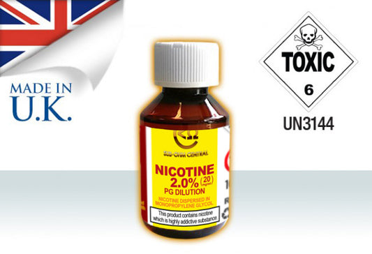 NICOTINE 20 mg-ml (2%) - PG dilution - 10ml