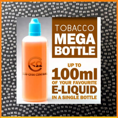 TOBACCO AND UNFLAVOURED MEGA BOTTLE: 60ml to 100ml DIY E-LIQUID - SPECIAL PRICE