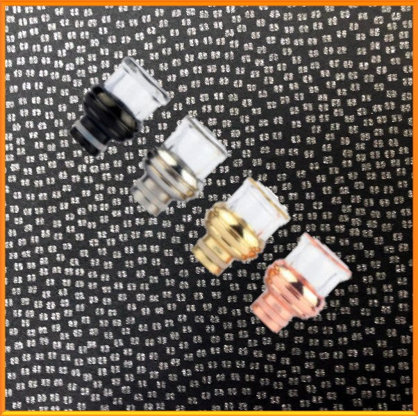 Wide Bore drip tips (stainless steel + glass)