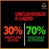 Unflavoured e-liquid 30-70 PG-VG