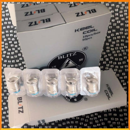 Blitz Keel Ni200 Coil Heads - 0.15 Ohm (5 PCS)