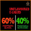 Unflavoured e-liquid 60-40 PG-VG