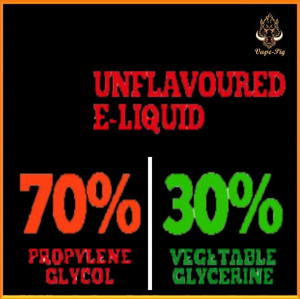 Unflavoured e-liquid 70-30 PG-VG