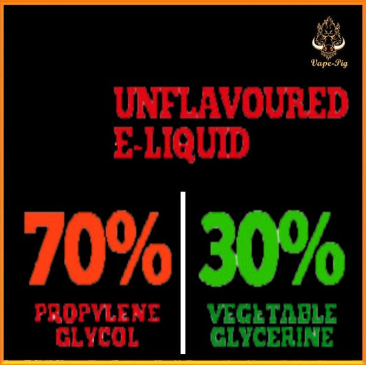 Unflavoured e-liquid 70-30 PG-VG