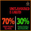 Unflavoured e-liquid 70-30 PG-VG