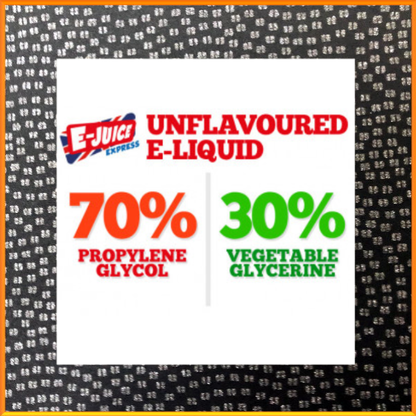 Unflavoured e-liquid 70-30 PG-VG