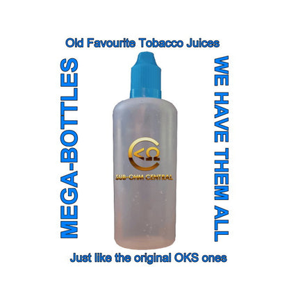 YOUR OLD FAVOURITES TOBACCO MEGA BOTTLE: 60ml to 100ml DIY E-LIQUID - SPECIAL PRICE