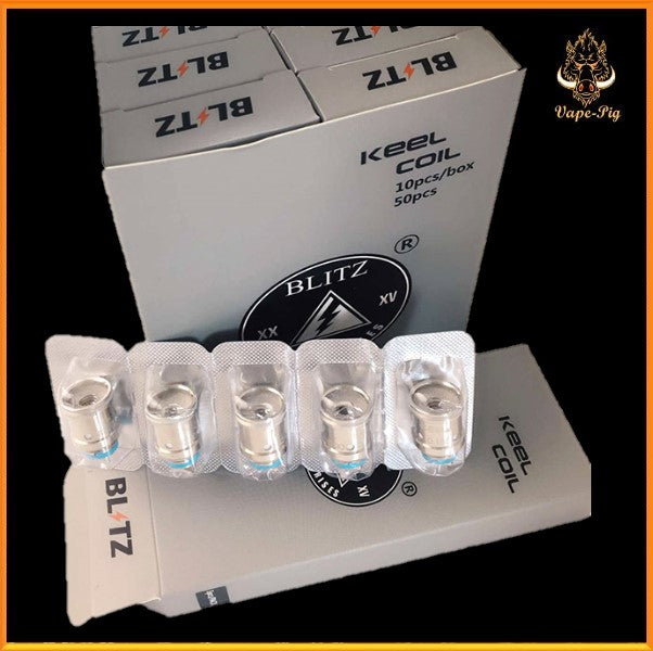 Blitz Keel Ni200 Coil Heads - 0.15 Ohm (5 PCS)