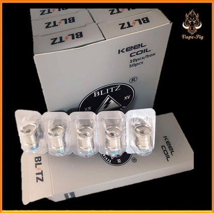 Blitz Keel Ta316 Stainless Steel Coil Heads - 0.25 Ohm (5 PCS)