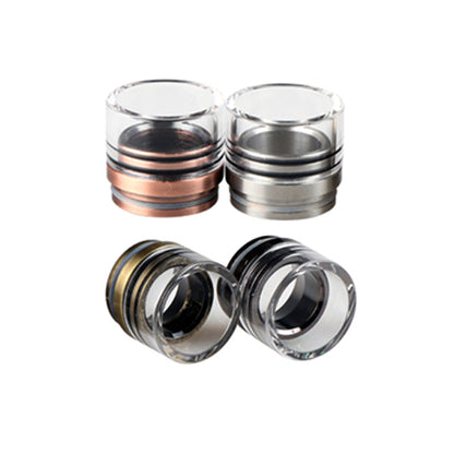 Chuff enuff drip tip (Glass + Stainless Steel)