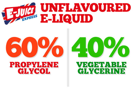 Unflavoured e-liquid 60-40 PG-VG
