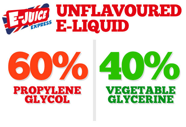 Unflavoured e-liquid 60-40 PG-VG