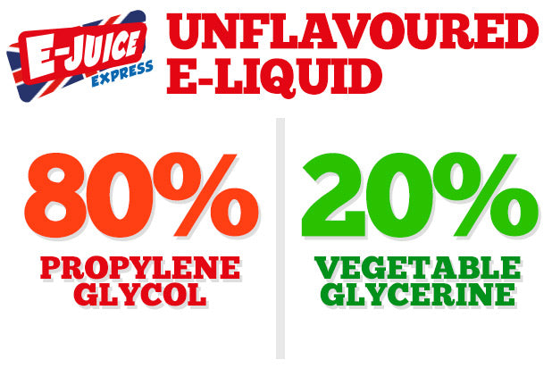 Unflavoured e-liquid 80-20 PG-VG
