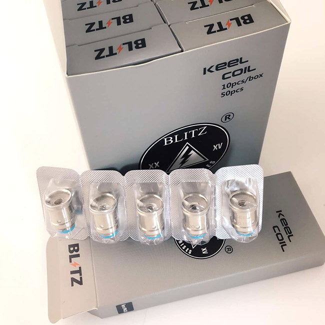 Blitz Keel Ni200 Coil Heads - 0.15 Ohm (5 PCS)