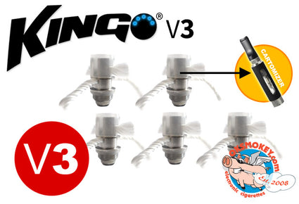 KINGO V3 Cartomizer 5x replacement coil heads