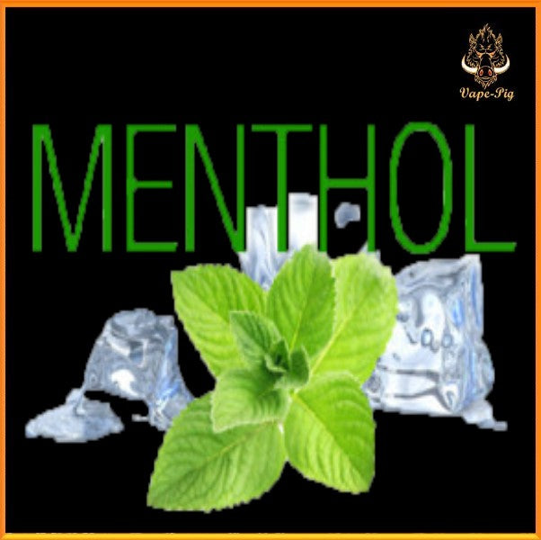 Menthol flavoured e-liquid