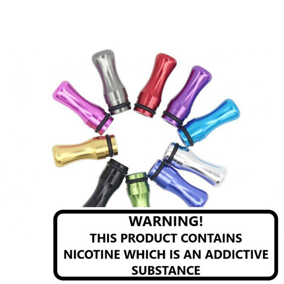 10x Rainbow aluminium Drip Tips