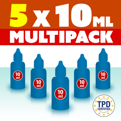 5 x 10ml TOBACCO multi-pack (50ml e-liquids) (PAY5 DEAL , SEE BELOW)
