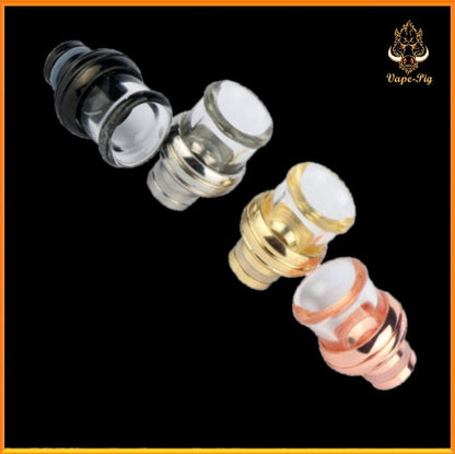 Wide Bore drip tips (stainless steel + glass)